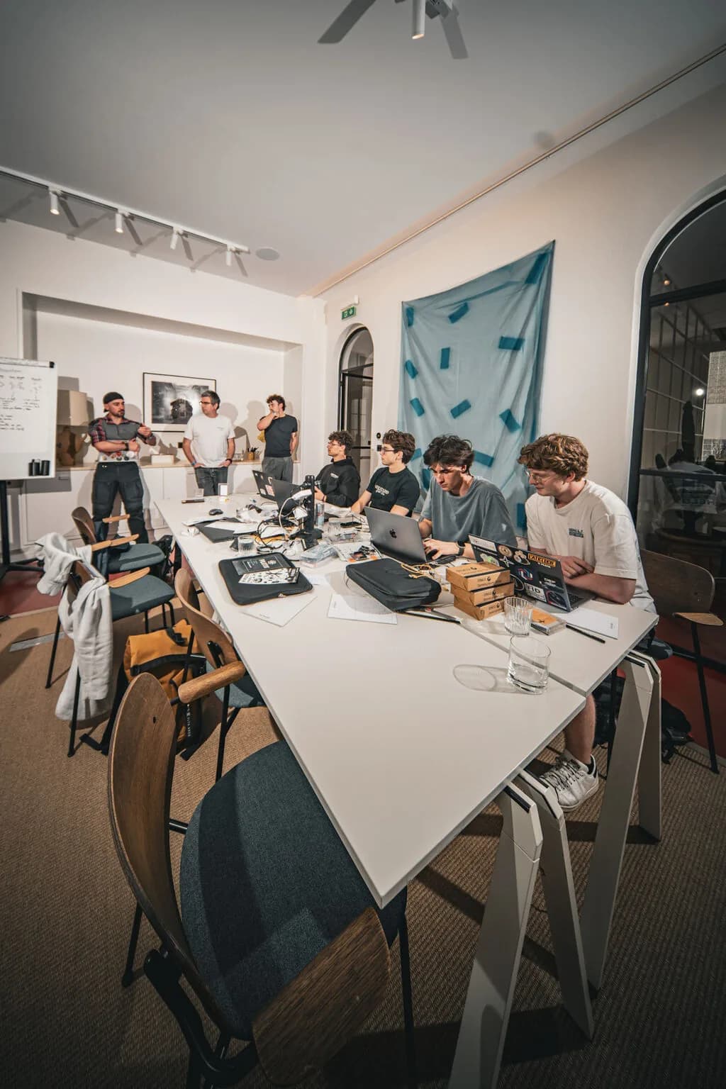 Photo, atelier en équipe